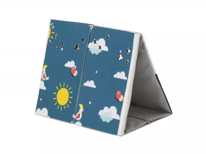 Taf Toys knížka pro hru na bříšku se zrcátkem 