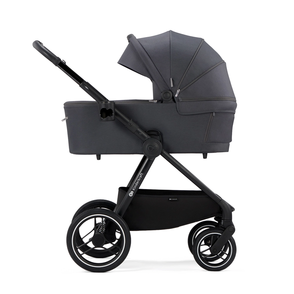 KINDERKRAFT SELECT Kočárek kombinovaný Nea 2v1 Deep Grey, Premium