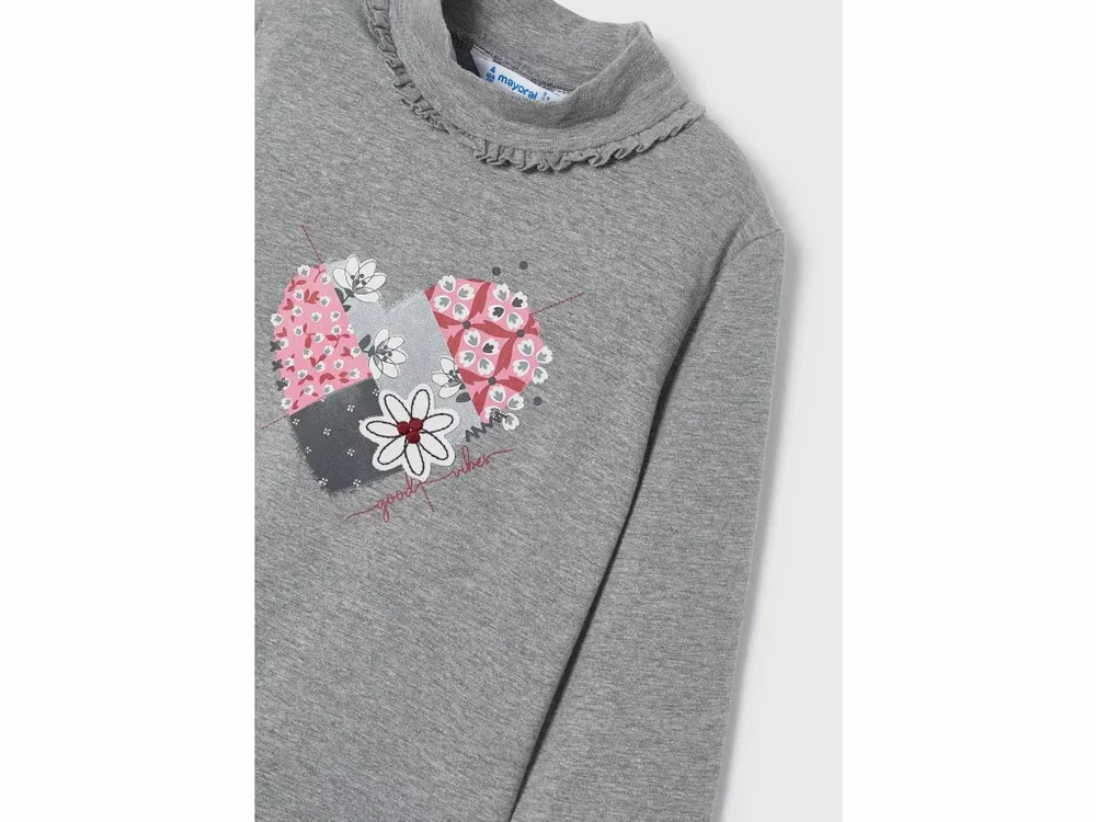 Dívčí triko Mayoral 4023-27 Acero Vig