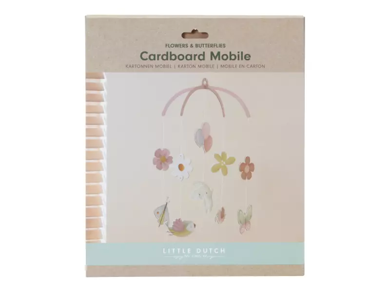 Little Dutch Dekorativní kolotoč Květiny a motýli 