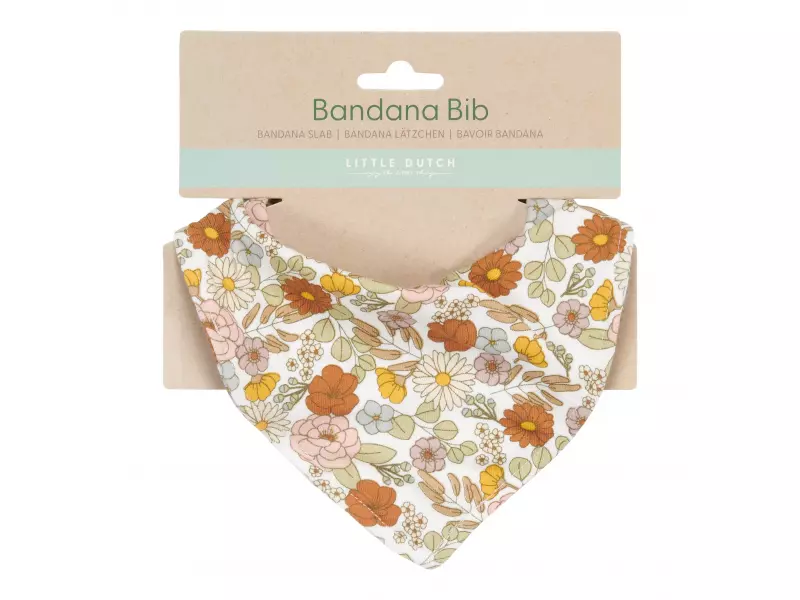 Little Dutch Bryndáček bandana Vintage Kytičky