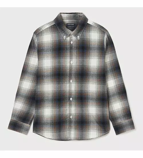 Chlapecká kostkovaná košile s dlouhým rukávem Mayoral 7168-90