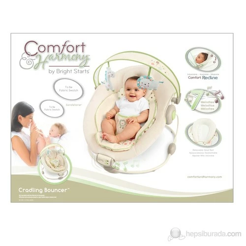 Bright Starts Comfort Harmony Lehátko vibrující s melodiemi do 11kg