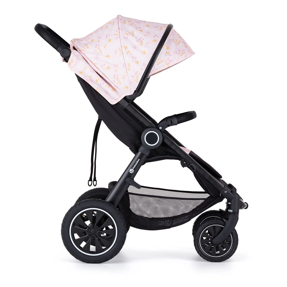 PETITE&MARS Kočárek Street+ Air Black + Stříška Limited 100 Kingdom