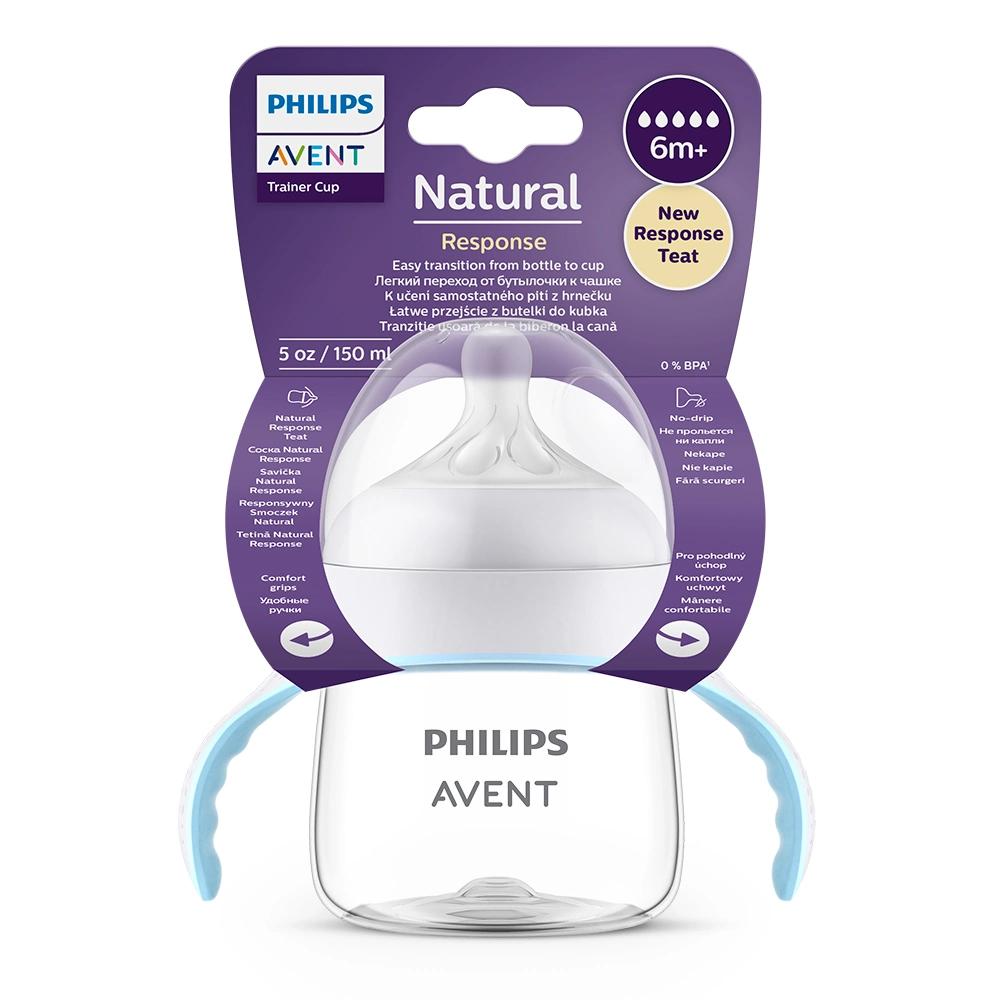 Philips AVENT Lahvička na učení Natural Response 150 ml, 6m+