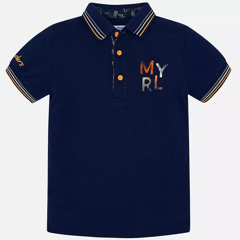 Chlapecké triko polo krátký rukáv Mayoral 3115-65 Azul velikost 110