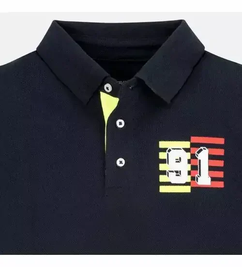 Chlapecké triko polo krátký rukáv Mayoral 6144-86 Oceano velikost 166