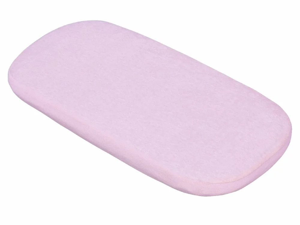Nepropustné prostěradlo Scarlett do kočárku - 75x35 cm - růžové
