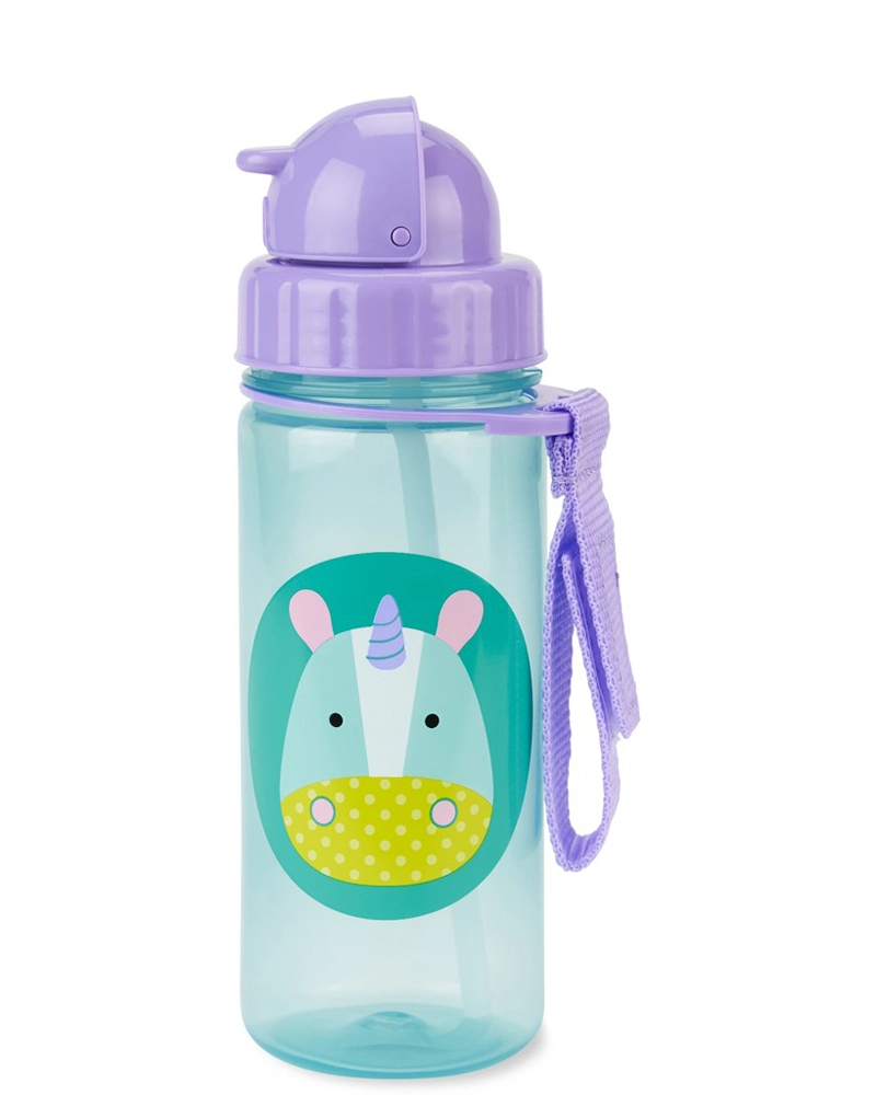 SKIP HOP Zoo Hrnek s brčkem PP bez PVC a BPA Jednorožec 12 m+