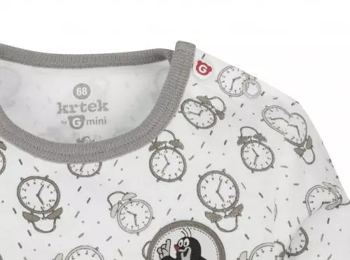 Gmini Body dlouhý rukáv KRTEK Budík potisk