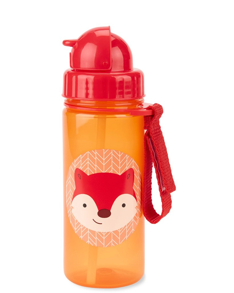 SKIP HOP Zoo Hrnek s brčkem PP bez PVC a BPA Liška 12m+