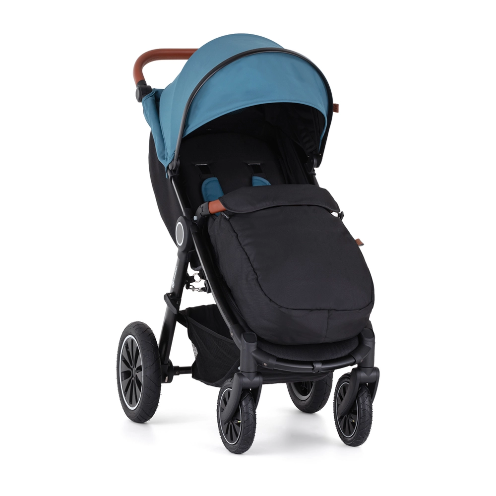 PETITE&MARS Kočárek sportovní Street+ Air Oak Ocean Blue Complete, nánožník + odrážedlo Uniq Pink