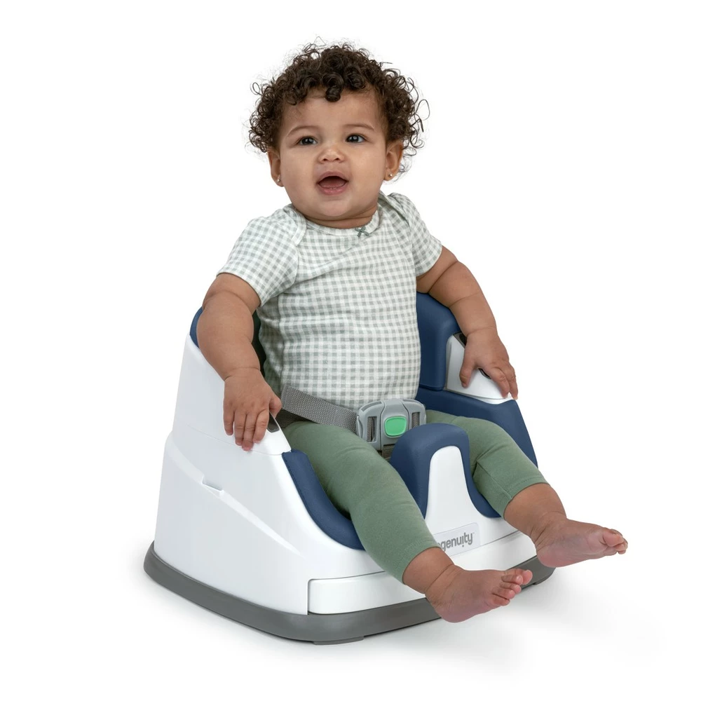 INGENUITY Podsedák na jídelní židli 2v1 Baby Base Night Sky 6 m+, do 22 kg