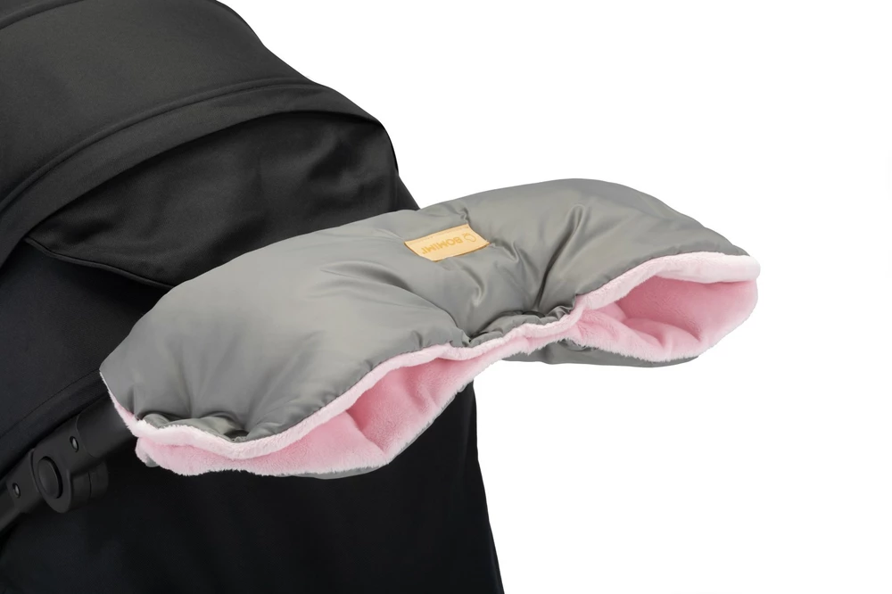 Bomimi rukávník Flapi Premium Grey-Pink