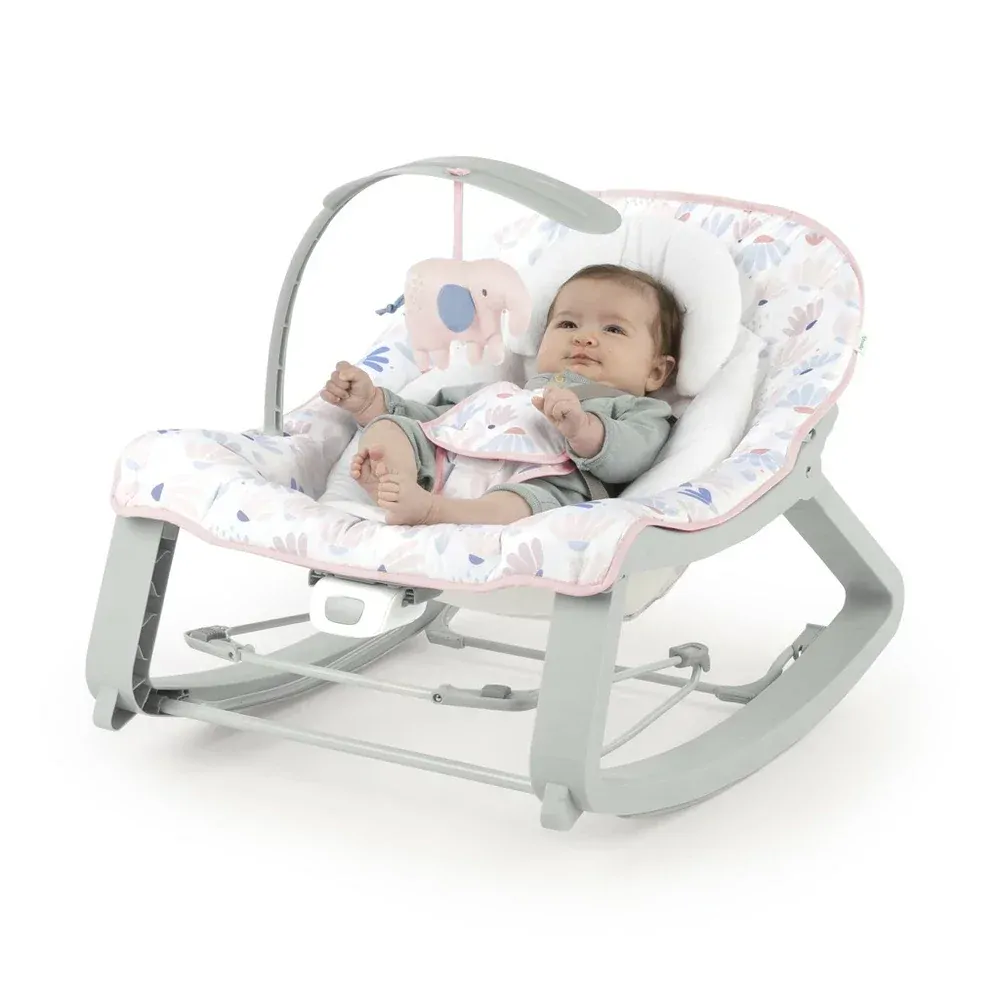 INGENUITY Houpátko vibrující 3v1 Keep Cozy Burst 0m+ do 18 kg