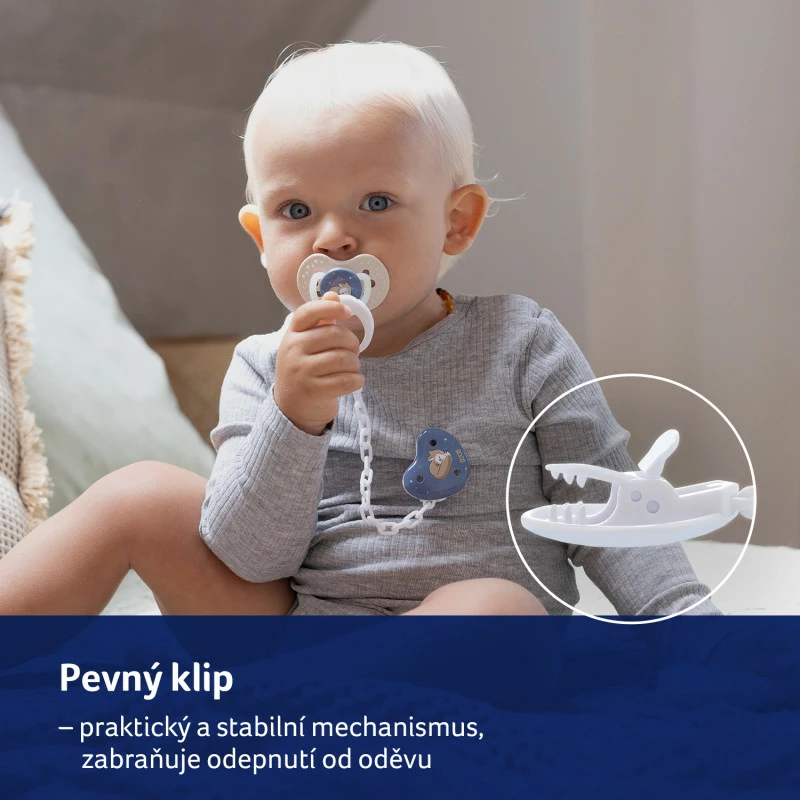 LOVI Řetízek na dudlík NIGHT&DAY kluk