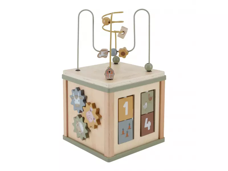 Little Dutch Kostka s aktivitami dřevěná Farma