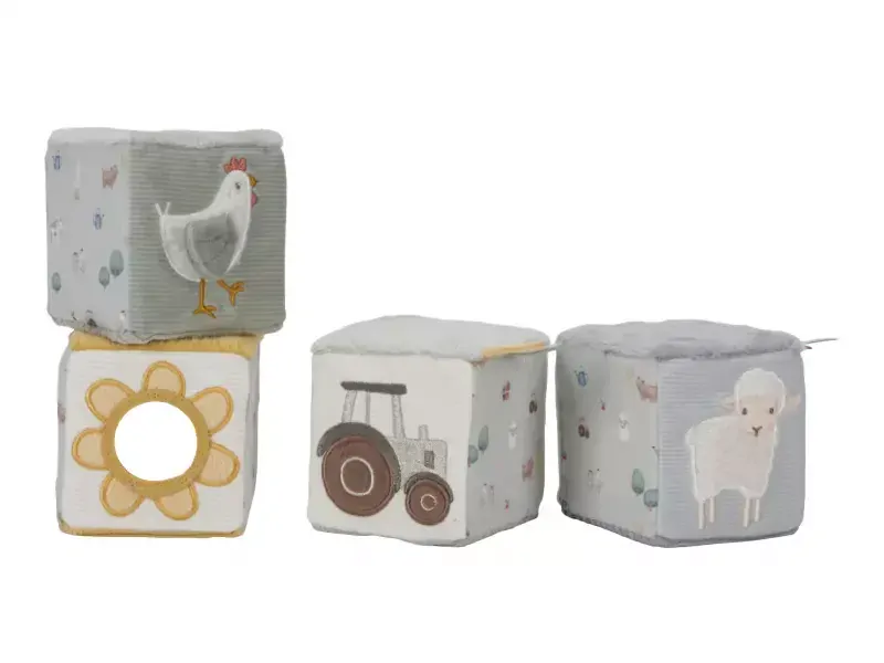 Little Dutch Sada plyšových kostek Farma