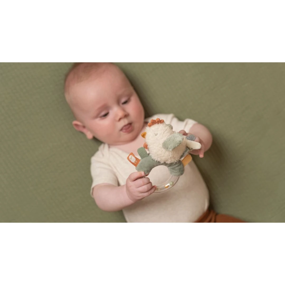 Little Dutch Chrastítko se slepičkou Farma