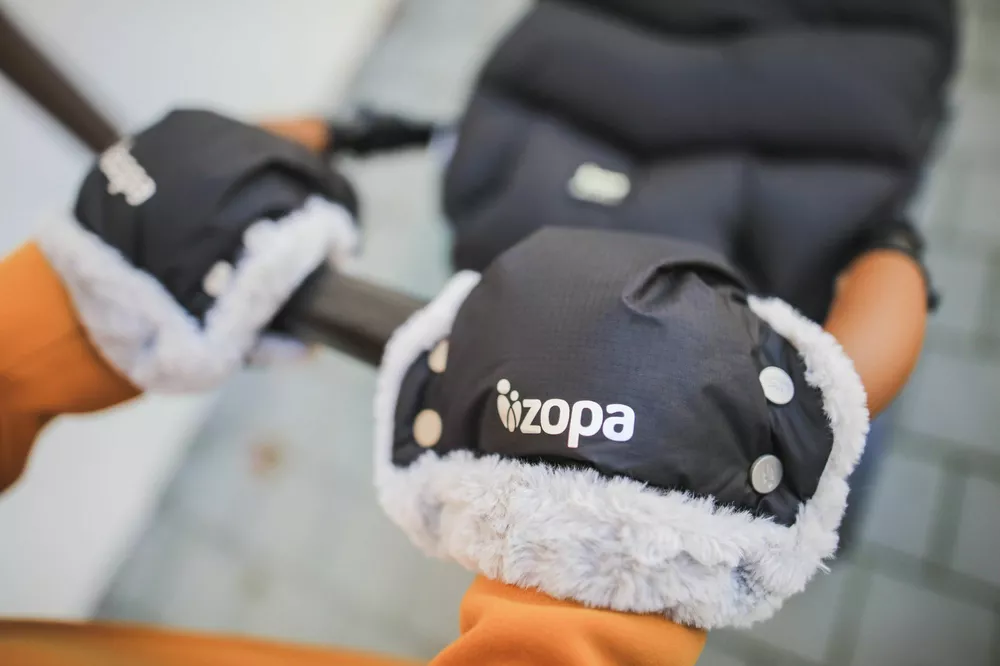 ZOPA Zimní rukavice Fluffy,Night Black