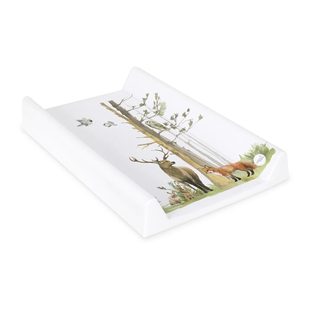 CEBA Podložka přebalovací 2-hranná s pevnou deskou (50x70) Basic Woodland