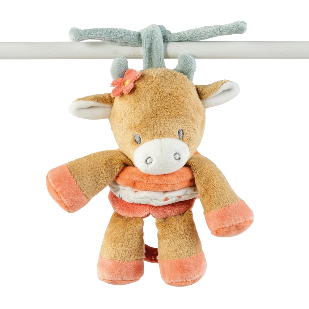 NATTOU Hračka plyšová vibrační kravička Mila 25 cm Mila, Zoe & Lana