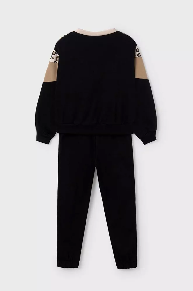 Dívčí volnočasová souprava Mayoral 7833-82 černá velikost 157
