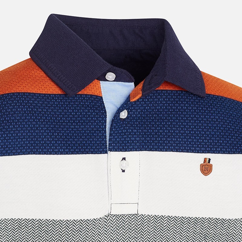 Chlapecké triko polo dlouhý rukáv 7103-93