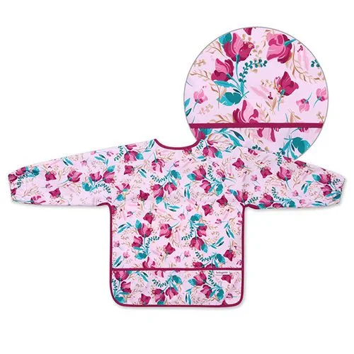 BABYONO Bryndák s dlouhým rukávem Floral, 74 x 36cm,2-4roky