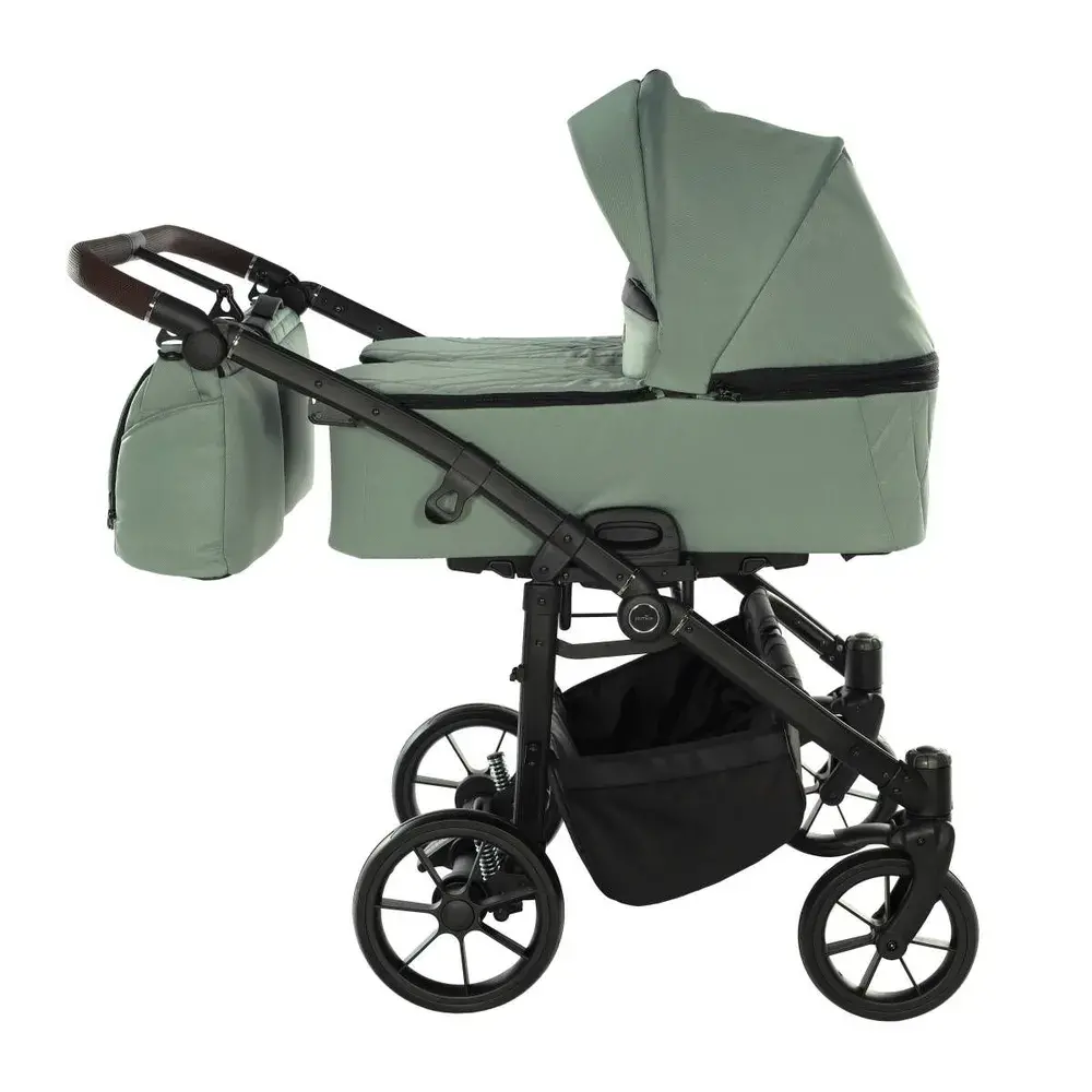 Kočárek pro dvojčata Jasmine Duo Life 01 Green