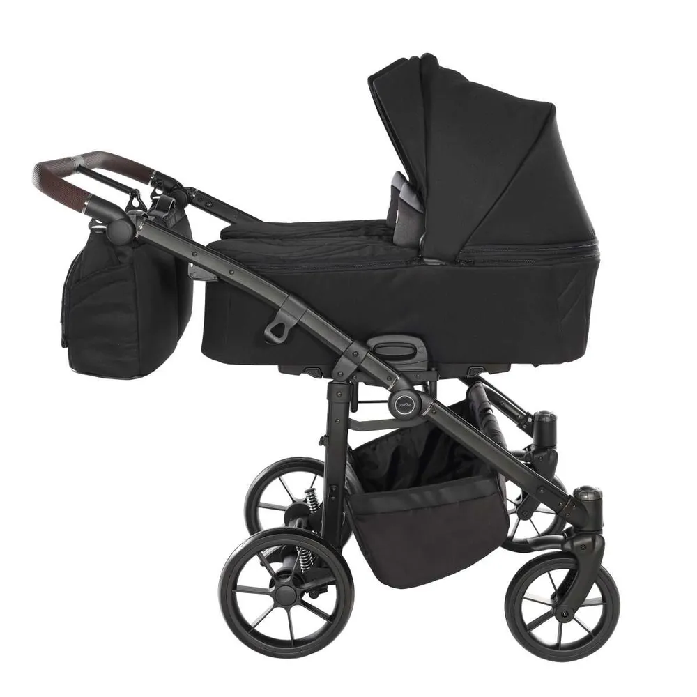 Kočárek pro dvojčata Jasmine Duo Life 03 Black