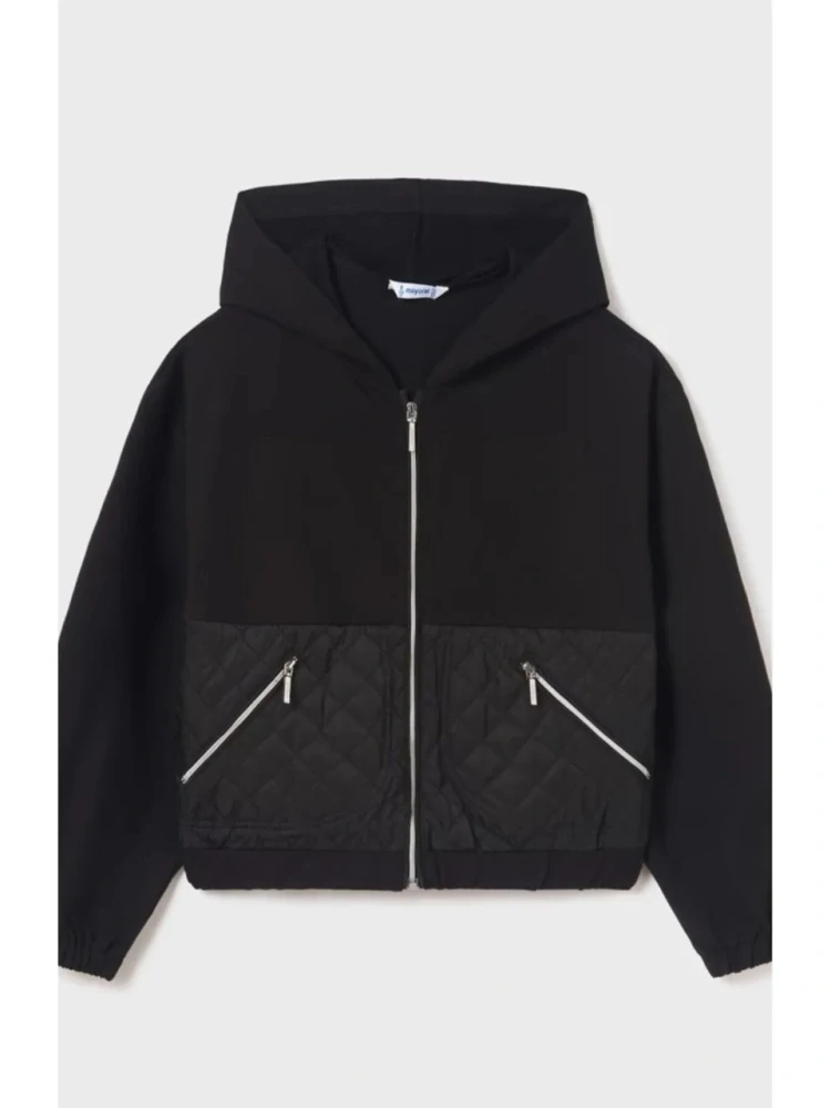 Dívčí mikina Mayoral 7420-18 černá velikost 167