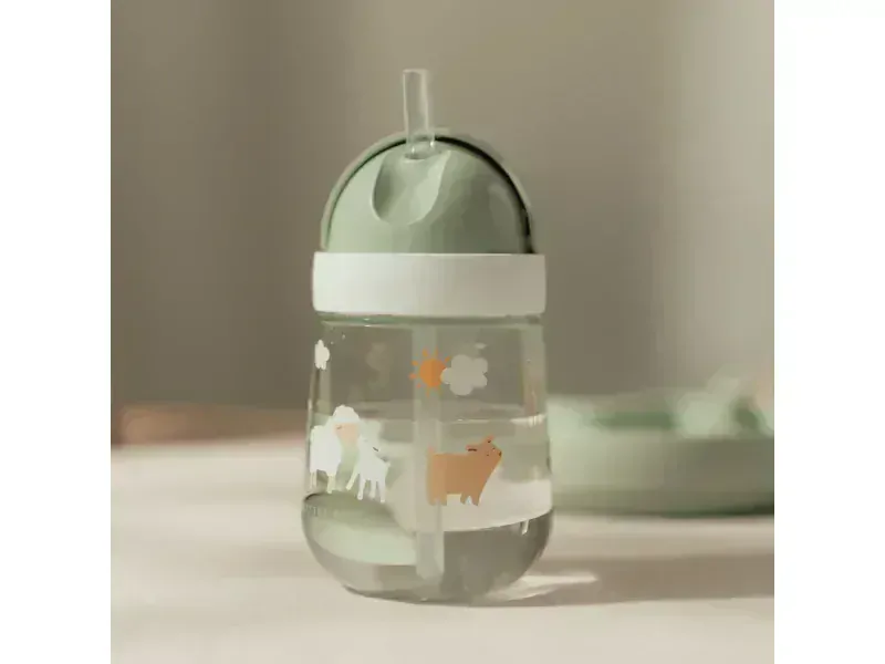 Little Dutch Hrnek s brčkem 300 ml 9m+ Farma