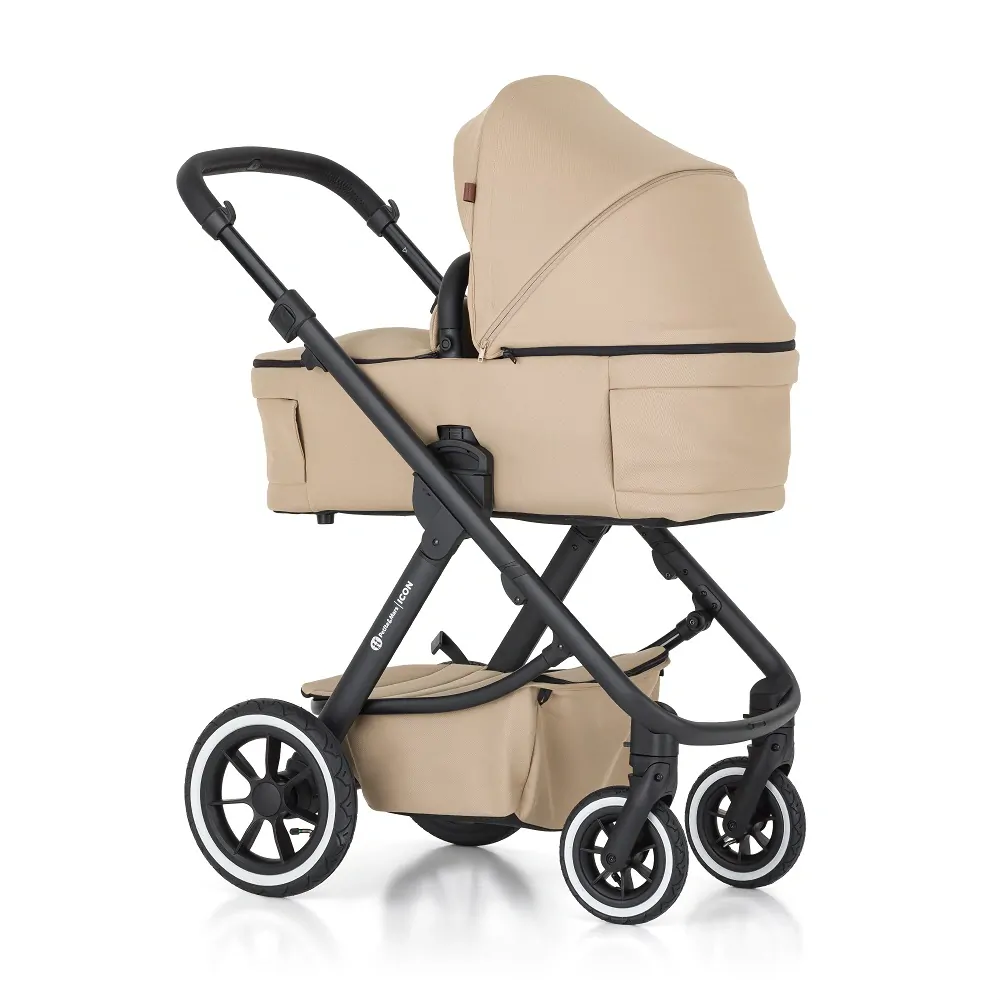 PETITE&MARS Kočárek kombinovaný ICON 2v1 Mocha Beige XXL AIR