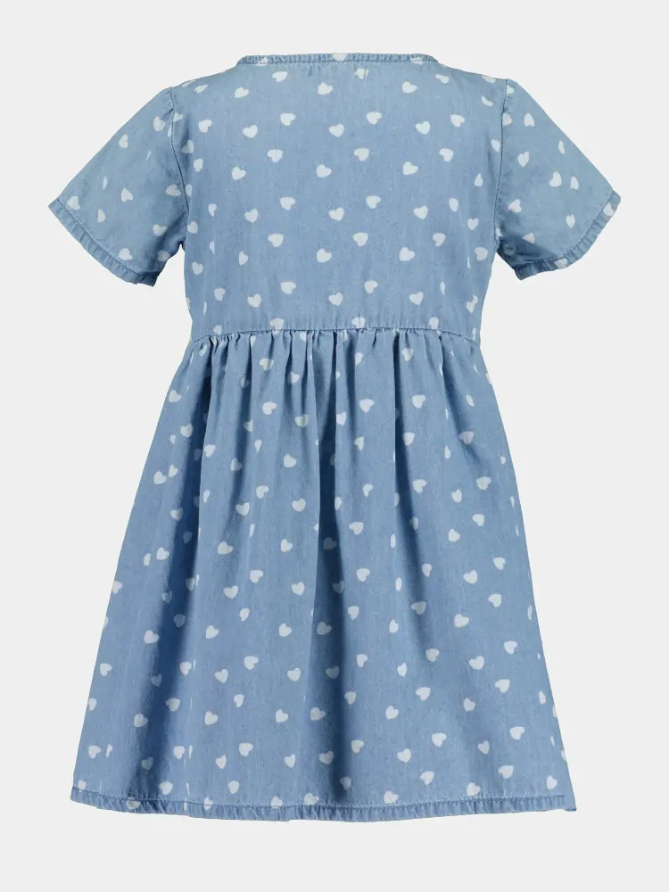 Dívčí šaty srdíčka Blue Seven velikost 110