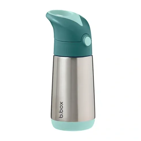 b.box Termoska na pití s brčkem 350 ml - Emerald/Forest