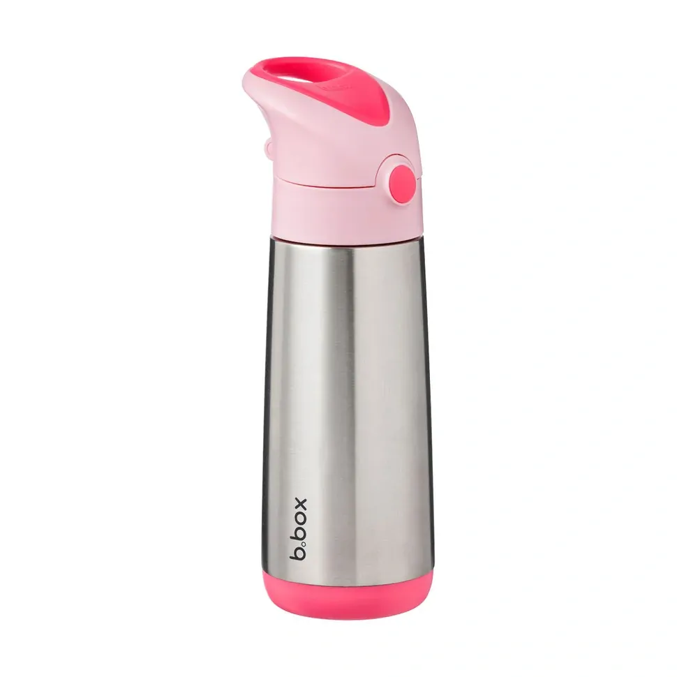 b.box Termoska na pití s brčkem 500 ml Flamingo/Fizz