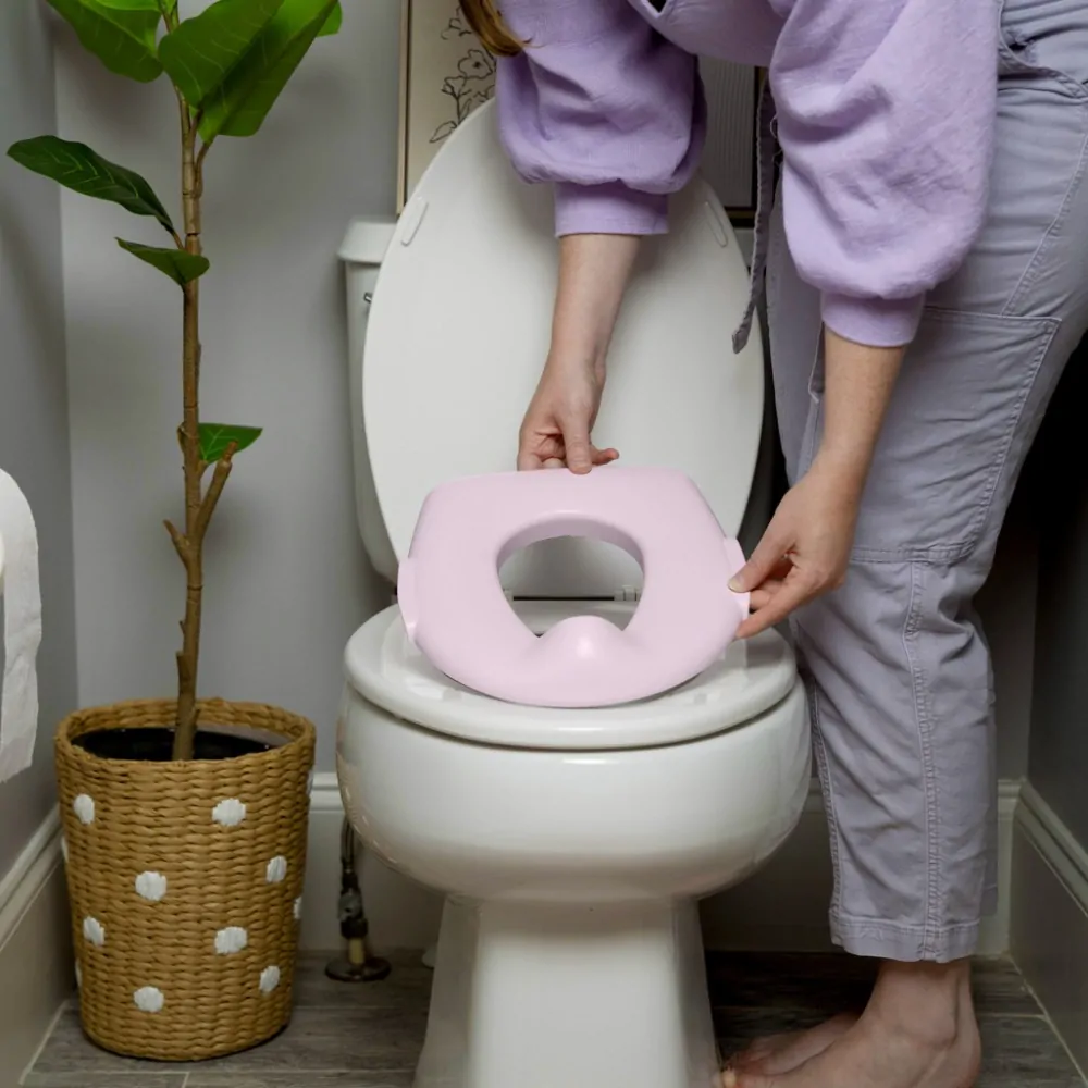 INGENUITY Toaleta dětská se zvukem My Size™Růžová