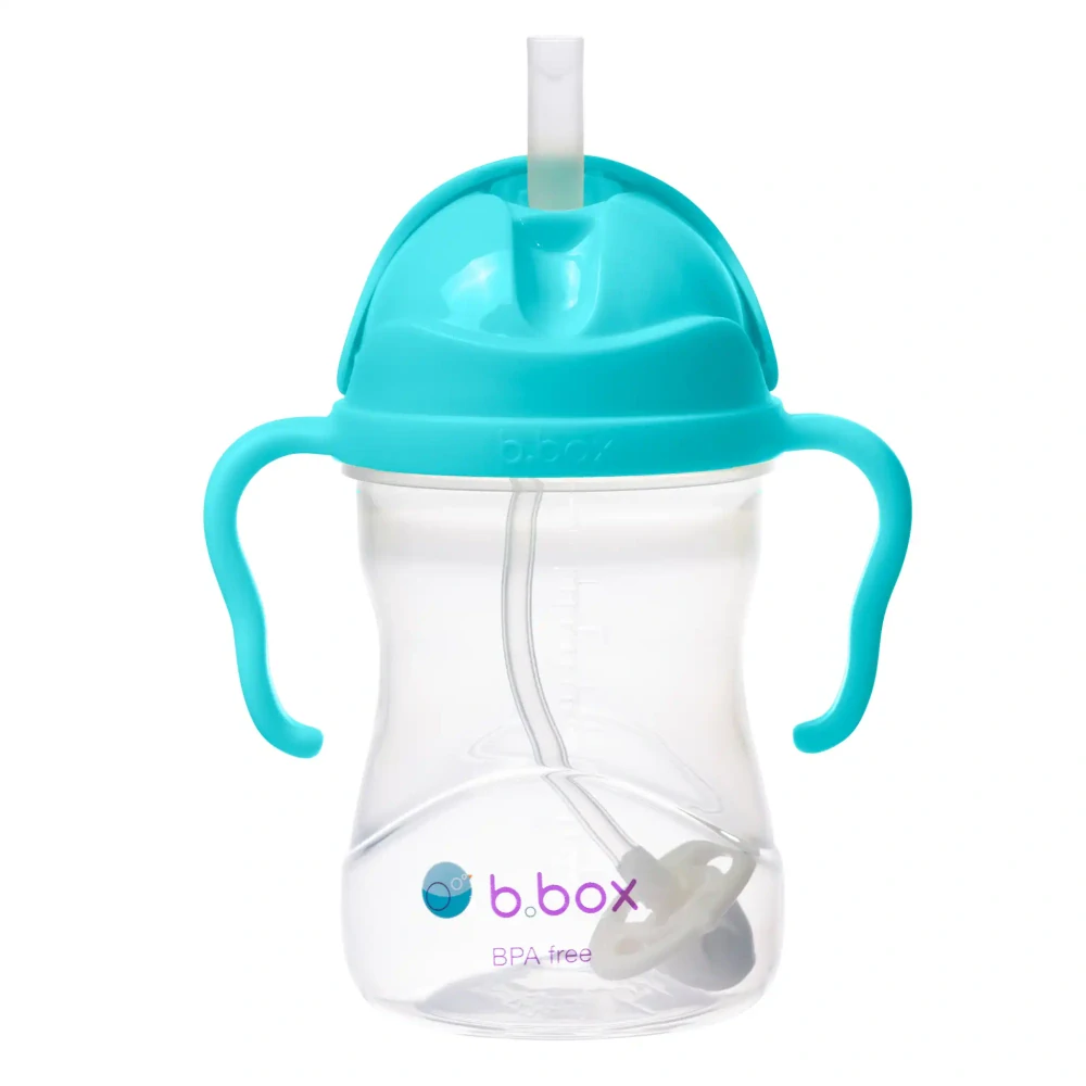 b.box Hrneček s brčkem 240ml Aqua