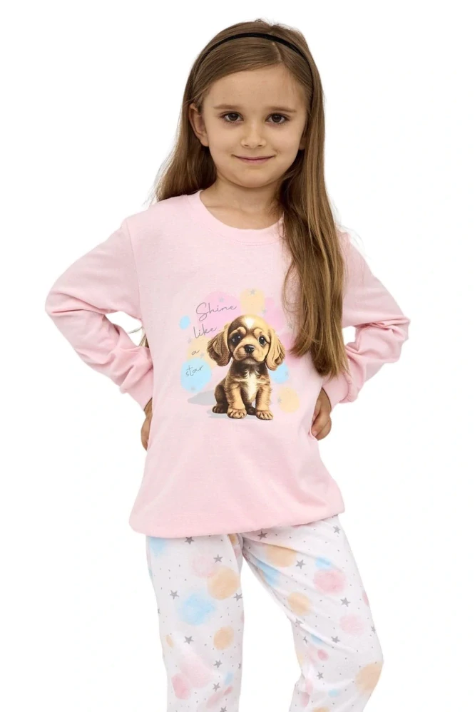 Dívčí pyžamo Cornette Kids Sweet Bear 594/180 velikost 98/104