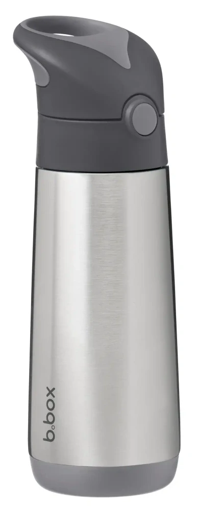 b.box Termoska na pití s brčkem 500 ml Graphite