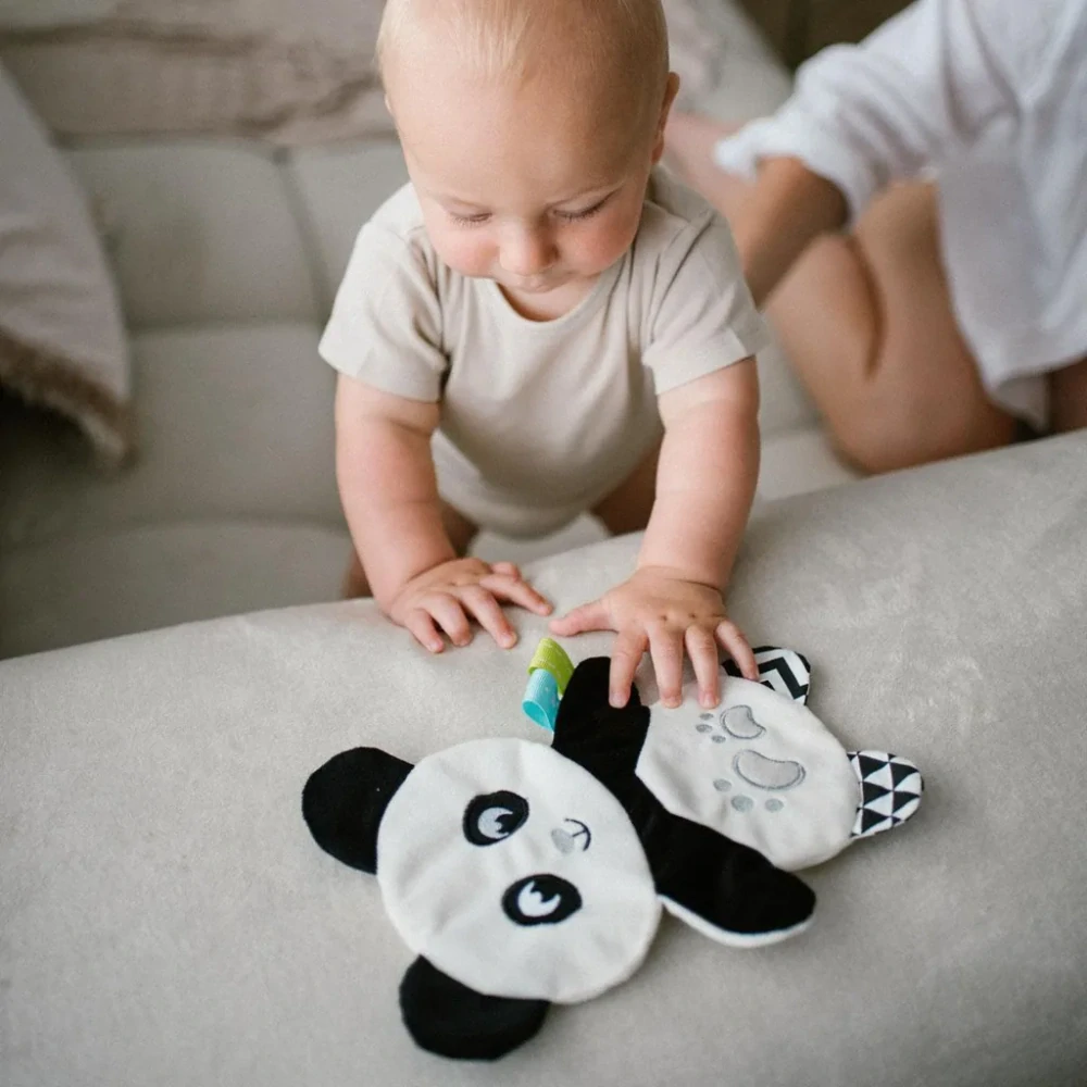 BABYONO Hračka šustící Panda Polly