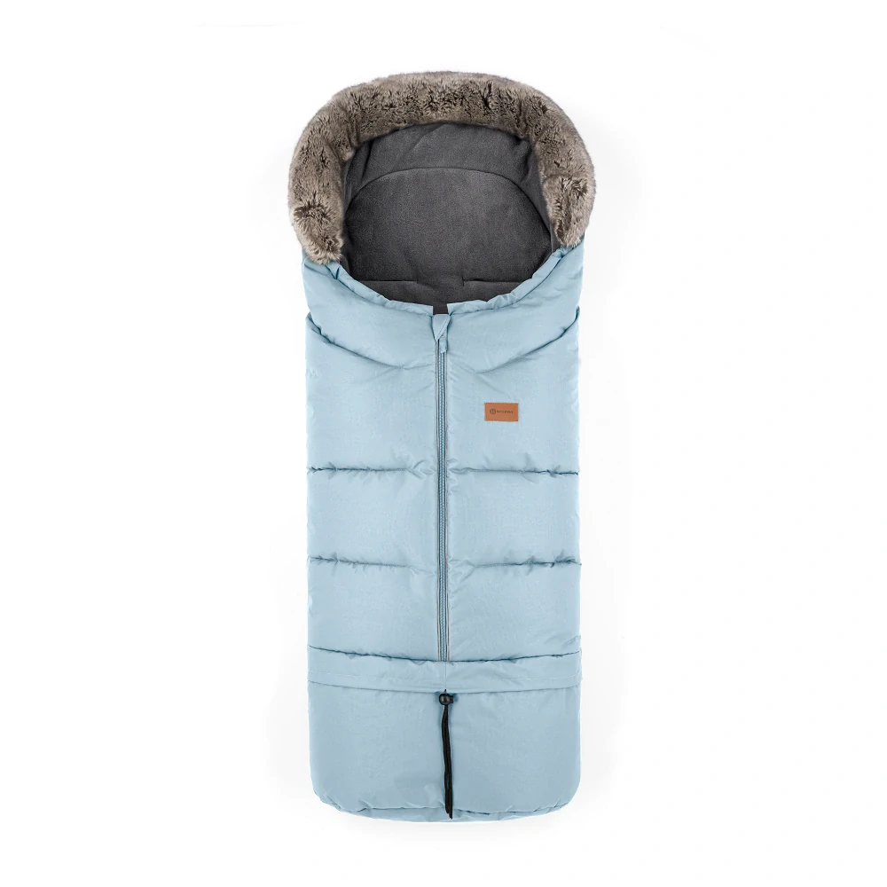 PETITE&MARS Set zimní fusak Arctic 4v1 + rukavice na kočárek Furry Sky Whisper