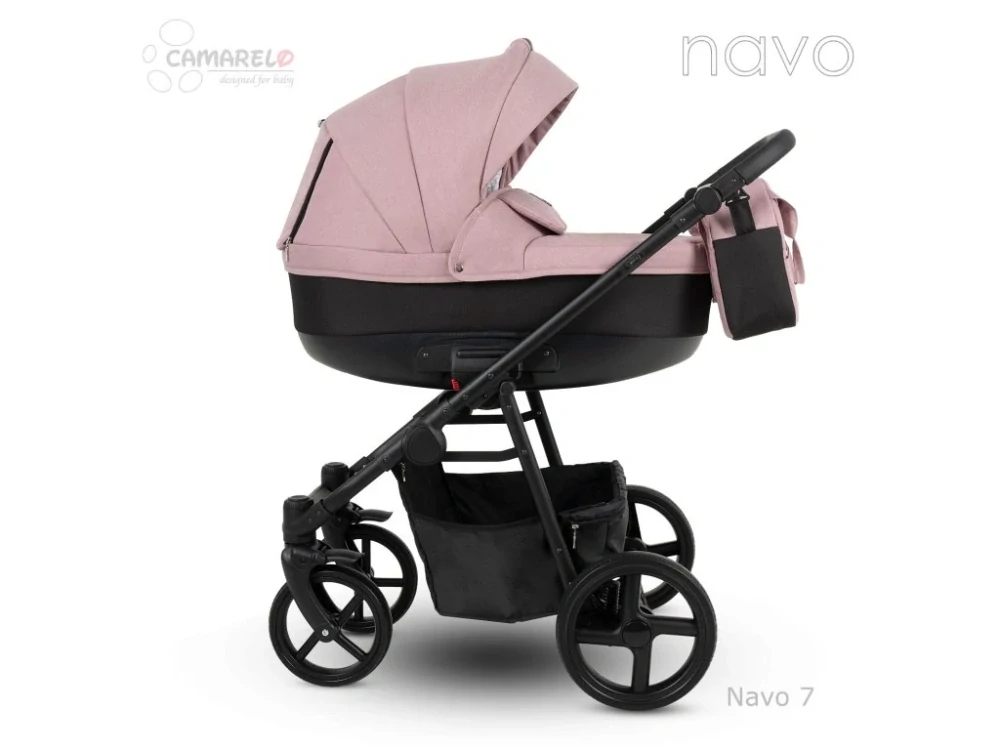 Dětský kočárek Camarelo Navo - 7 Růžová