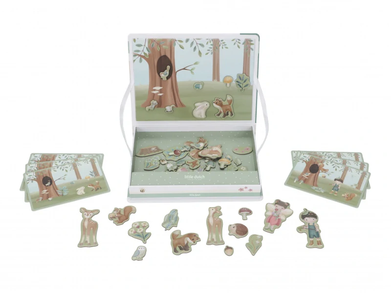 Little Dutch Magnetická hra Forest Friends
