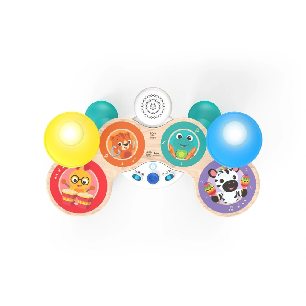 BABY EINSTEIN Hračka hudební Set bubnů Together in Tune Drums™ Connected Magic Touch™ HAPE 12m+