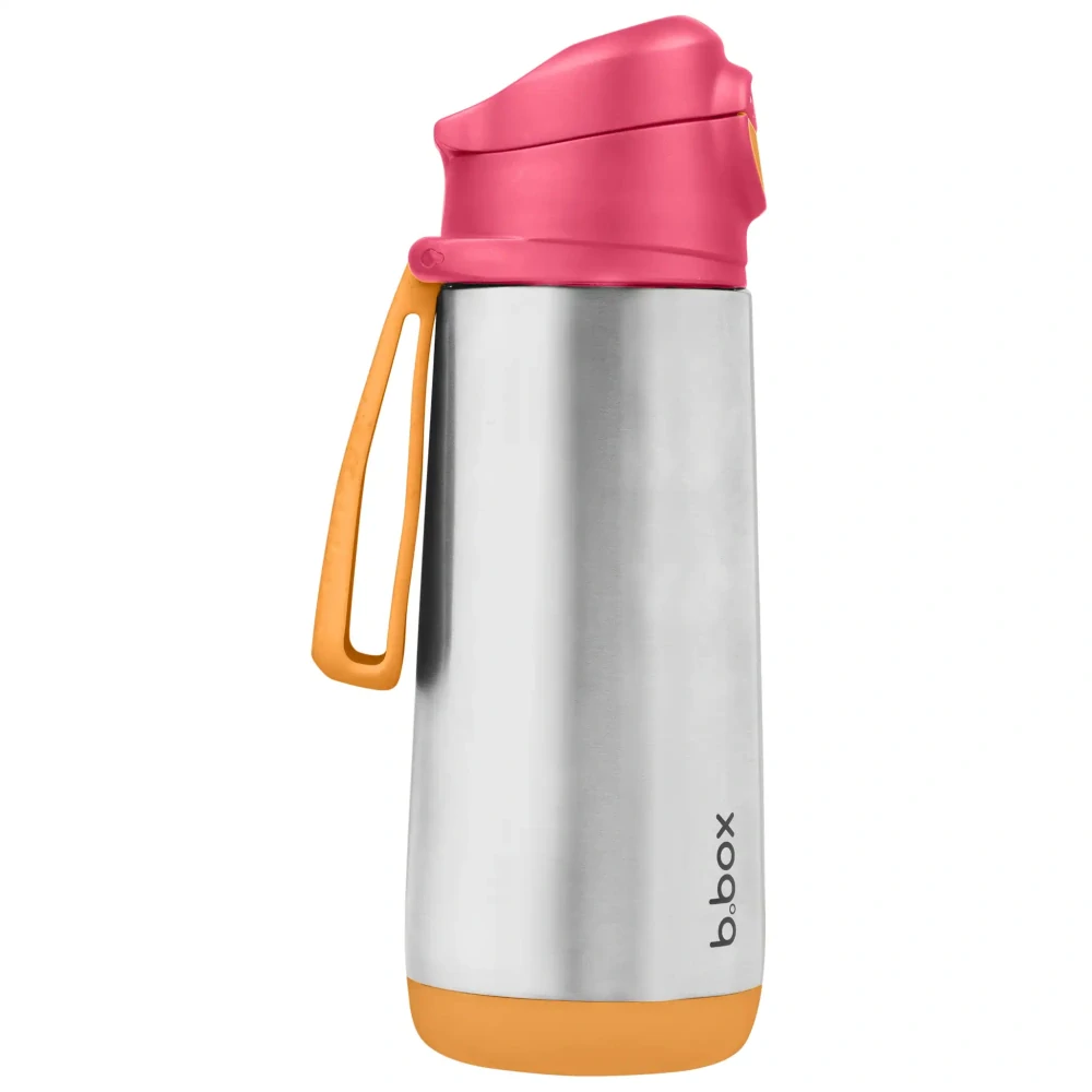 b.box Termoska na pití Sport 500ml Růžová/Oranžová