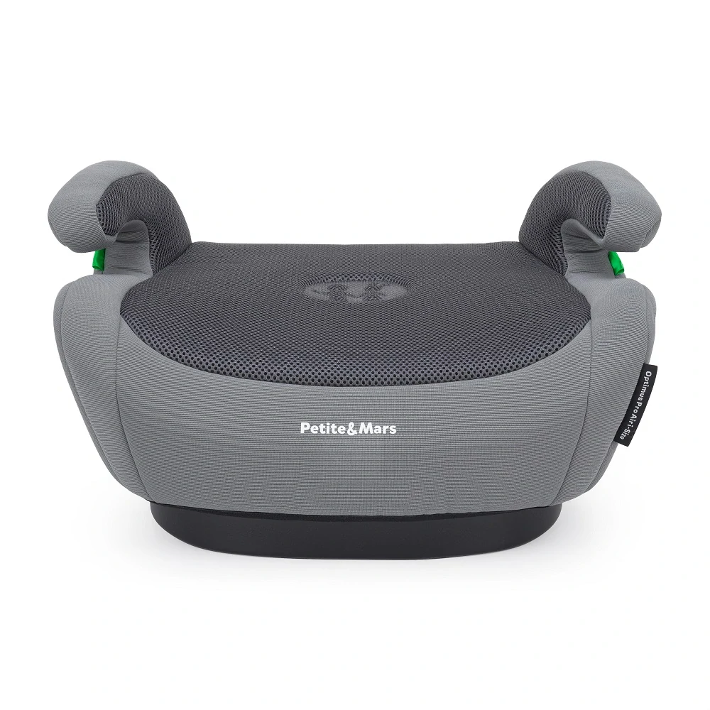 PETITE&MARS Podsedák Optimus Pro i-Size Grey Air 125 - 150 cm (22-36 kg)