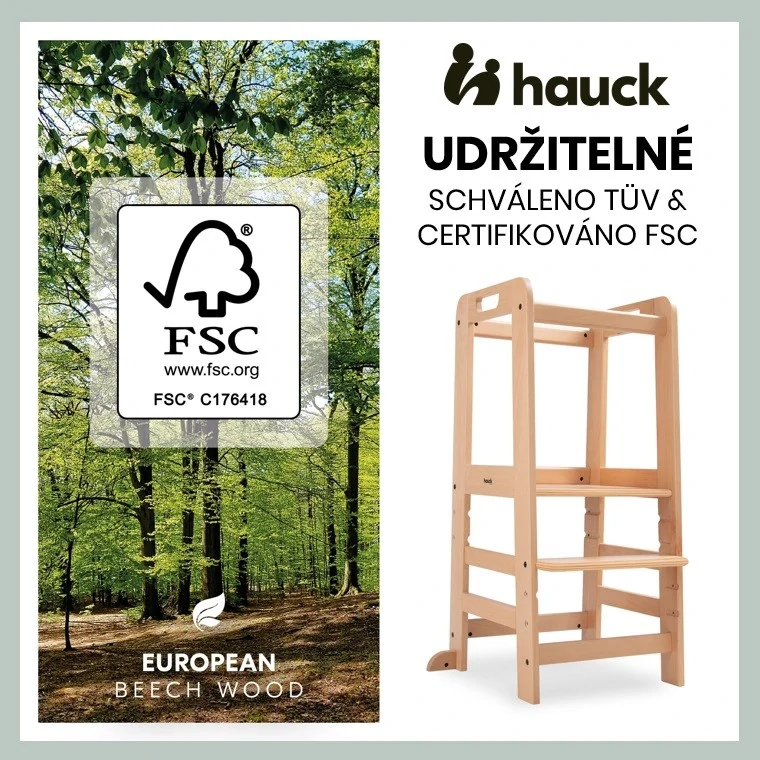 Hauck Učící věž Learn N Explore natural