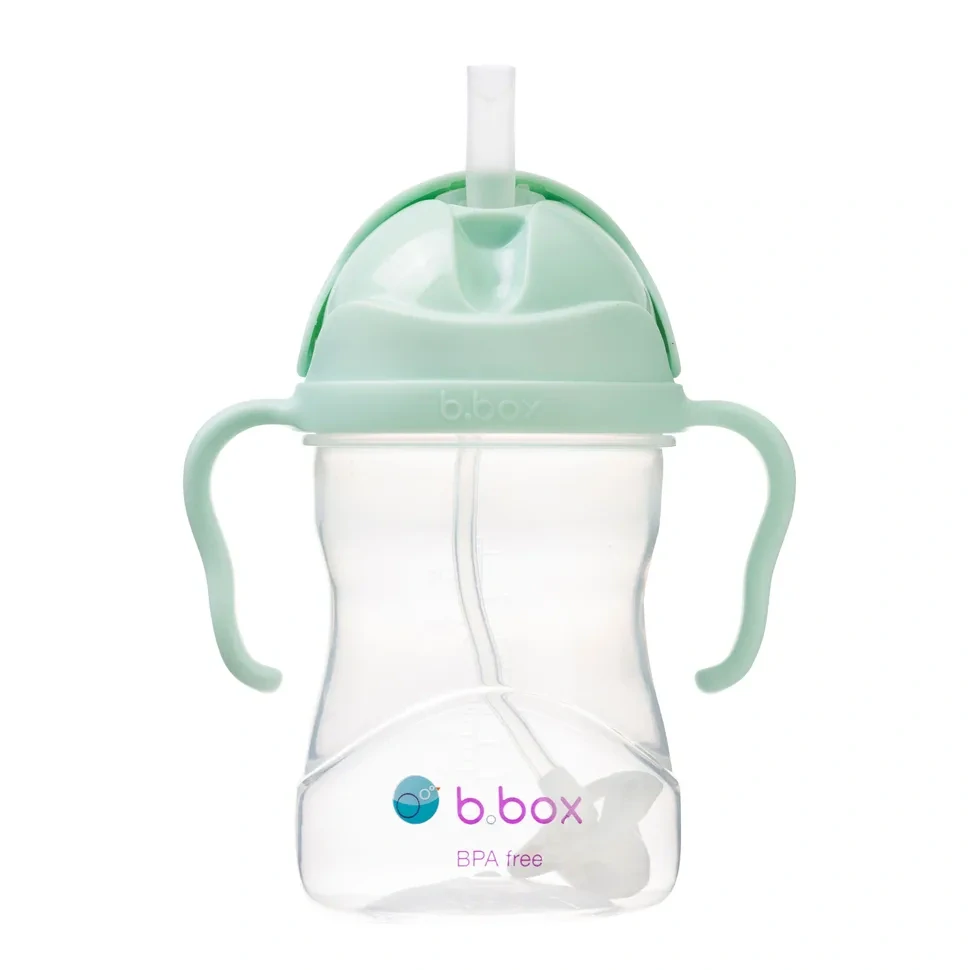 b.box Hrneček s brčkem 240ml GELATO pistáciový